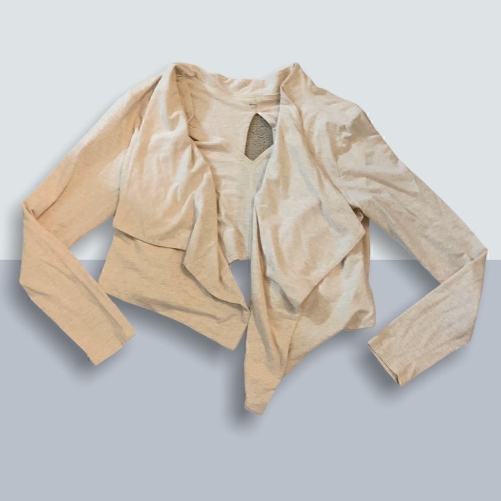 Ivory Small Karma Draped Blazer